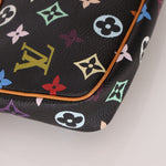 Limited Edition Louis Vuitton x Takashi Murakami Multicolor Noir Pochette - FashioNica
