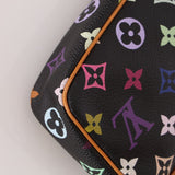 Limited Edition Louis Vuitton x Takashi Murakami Multicolor Noir Pochette - FashioNica