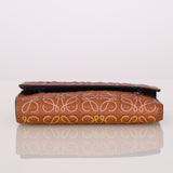 Loewe Calfskin Multicolor Anagram Trifold Wallet - FashioNica