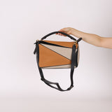 Loewe Calfskin Tricolor Medium Puzzle - FashioNica