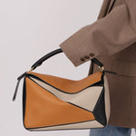 Loewe Calfskin Tricolor Medium Puzzle - FashioNica
