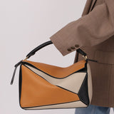Loewe Calfskin Tricolor Medium Puzzle - FashioNica