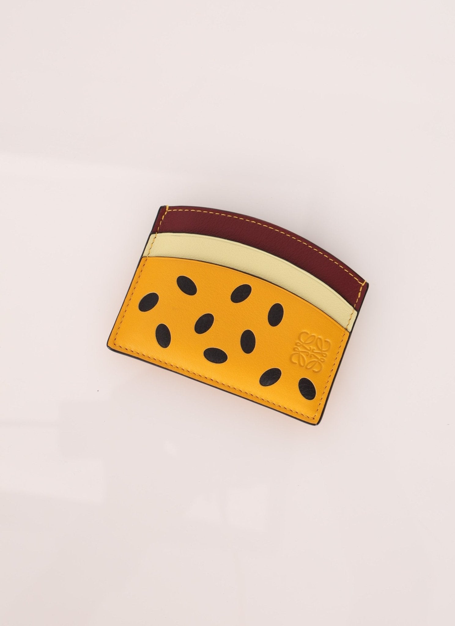 Loewe Leather Passion Fruit Cardholder - FashioNica