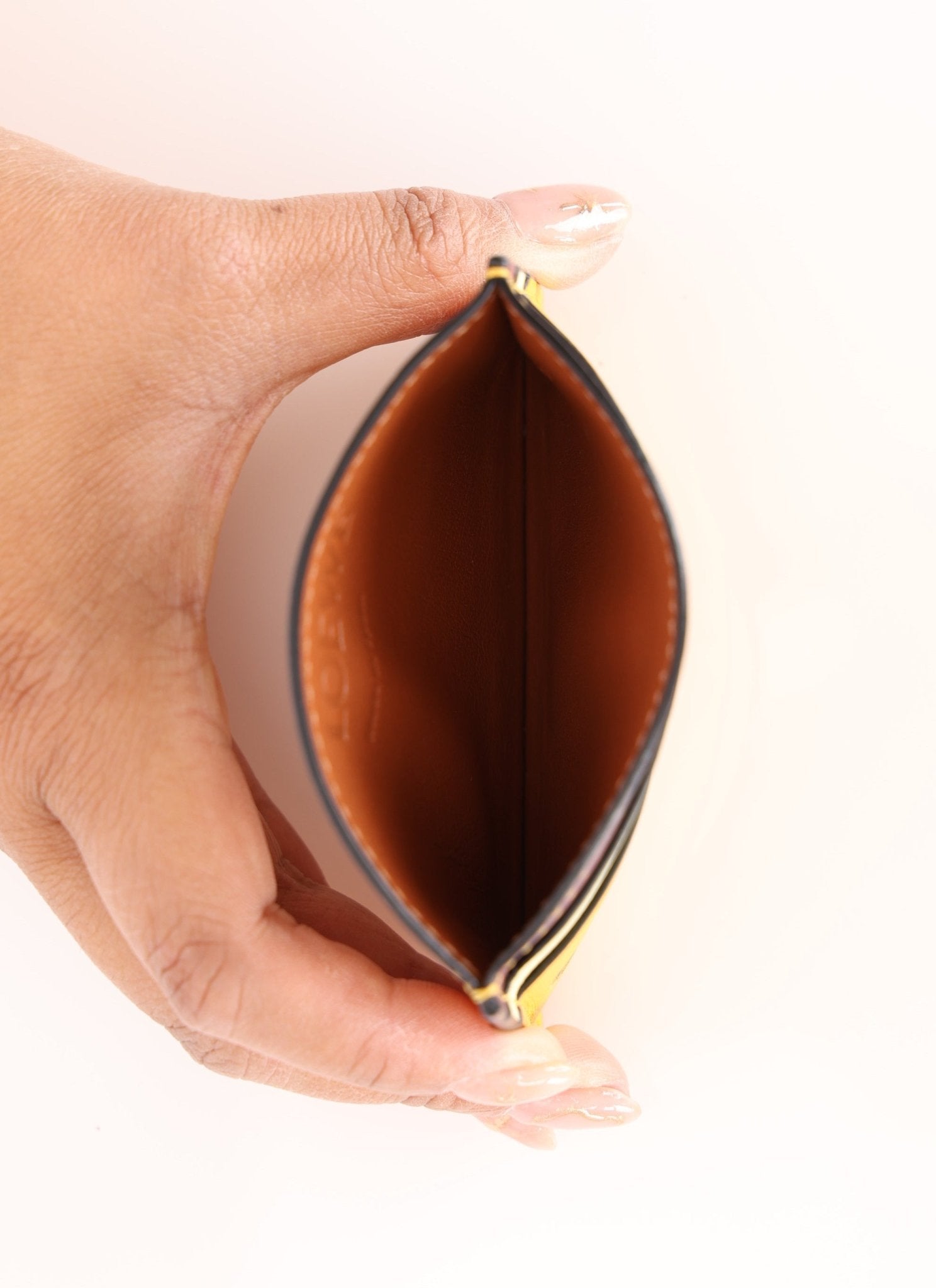 Loewe Leather Passion Fruit Cardholder - FashioNica