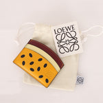 Loewe Leather Passion Fruit Cardholder - FashioNica