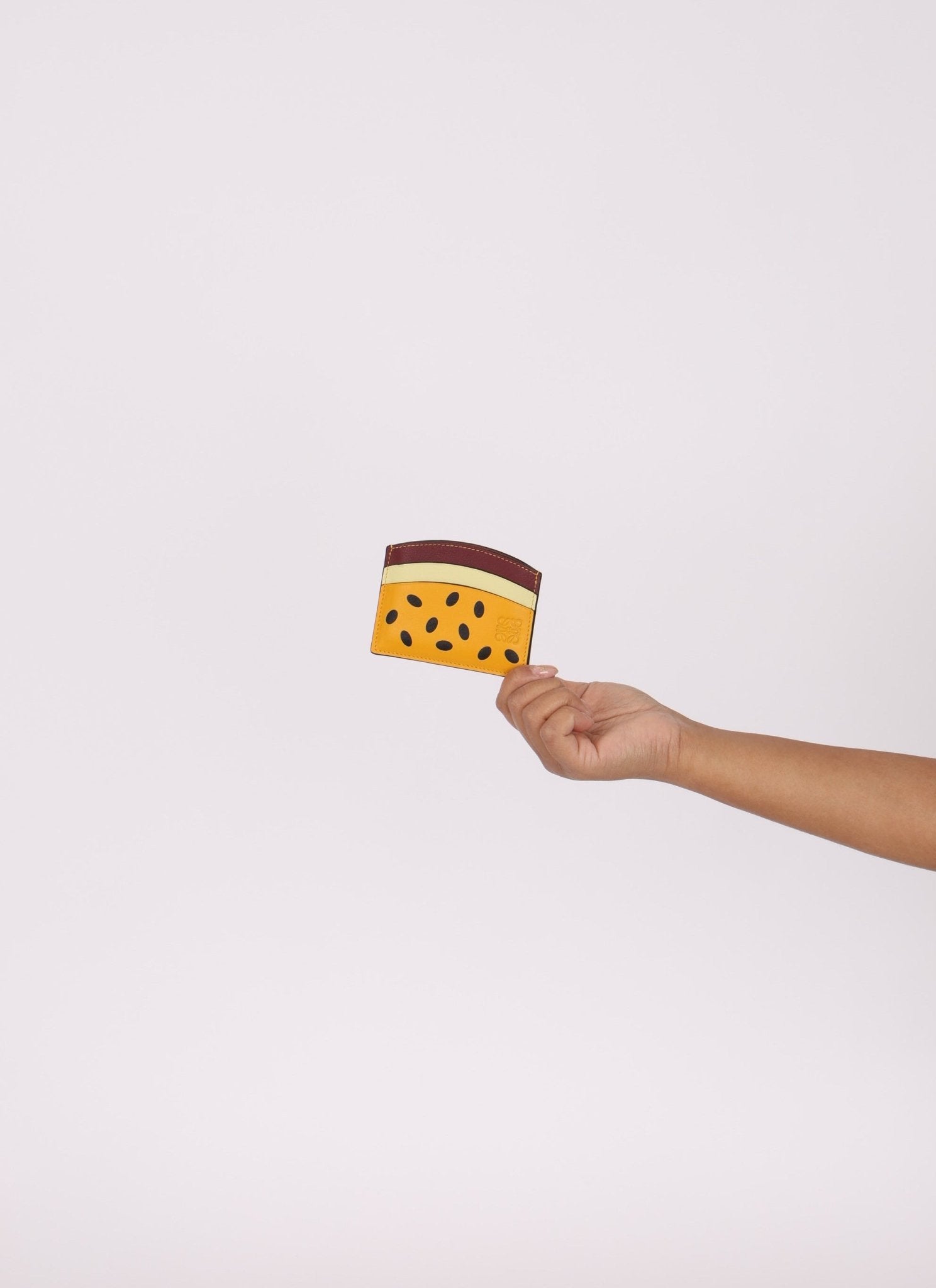 Loewe Leather Passion Fruit Cardholder - FashioNica