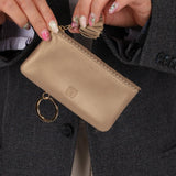Loewe Metallic Gold Tassel Key Pouch - FashioNica