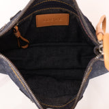 Loewe Repeat Anagram Denim Shoulder Bag - FashioNica