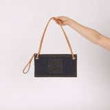 Loewe Repeat Anagram Denim Shoulder Bag - FashioNica