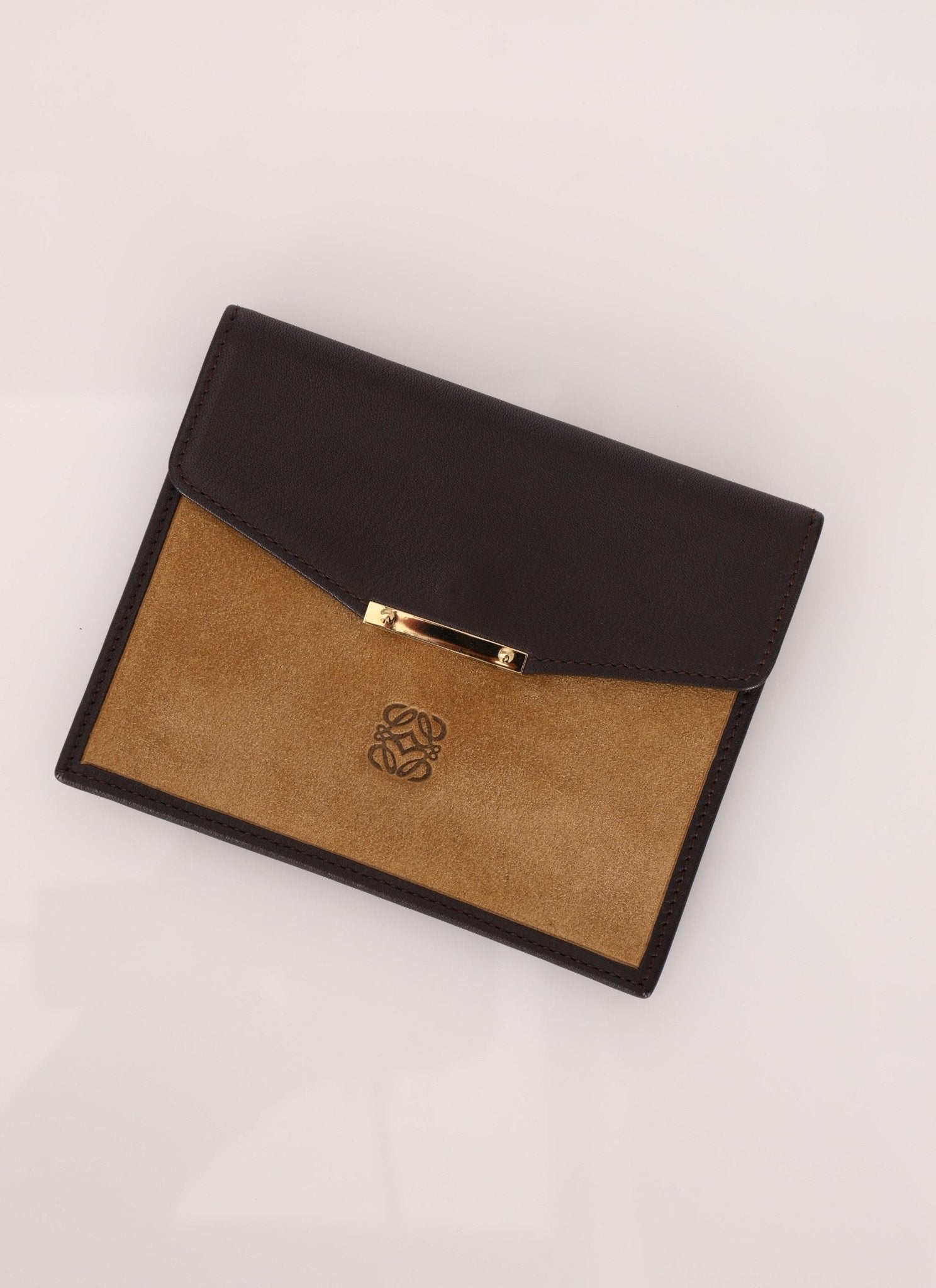 Loewe Suede Envelope Pouch - FashioNica