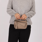 Loewe Taupe Mini Puzzle - FashioNica