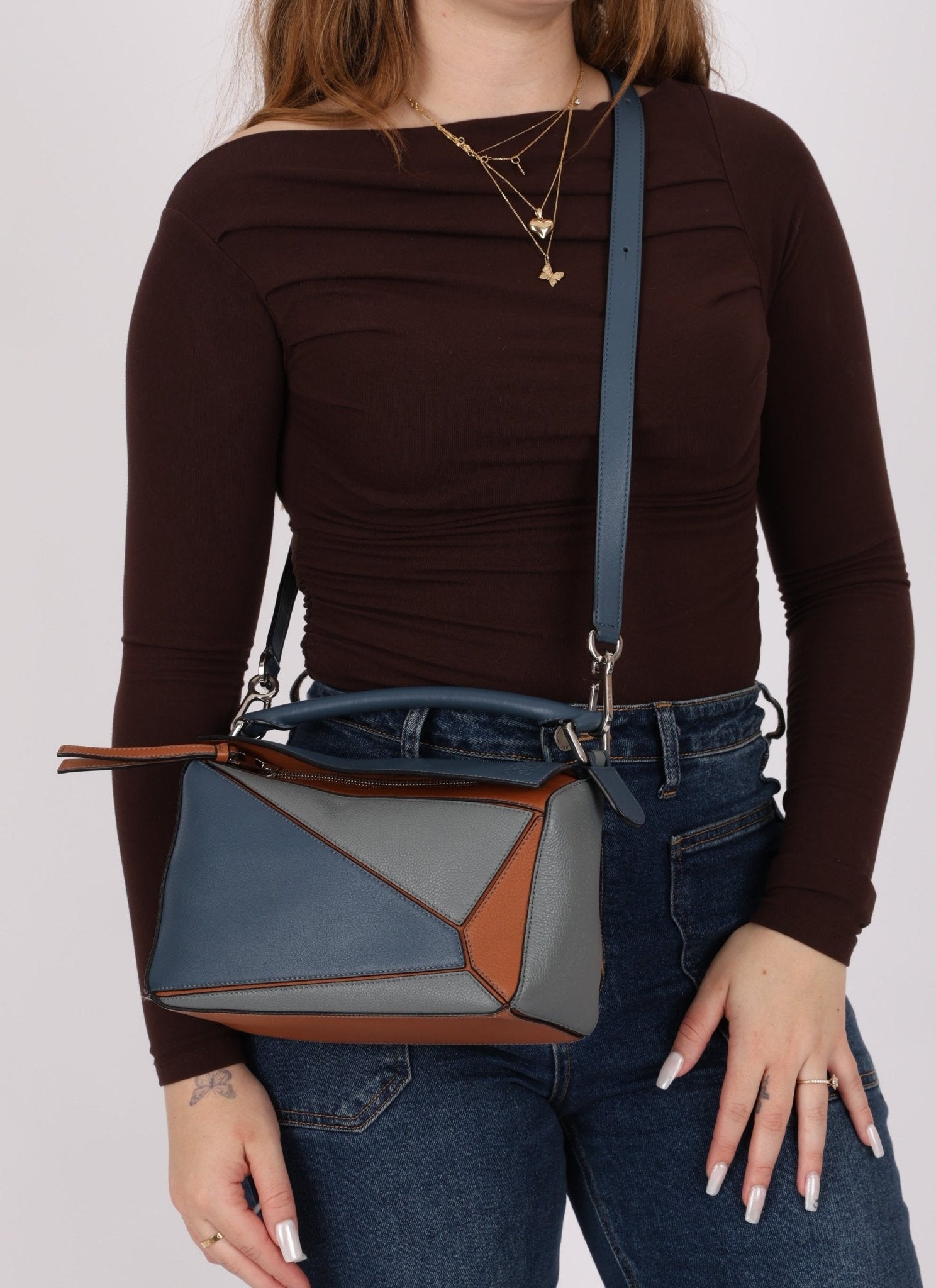 Loewe Tricolor Small Puzzle - FashioNica