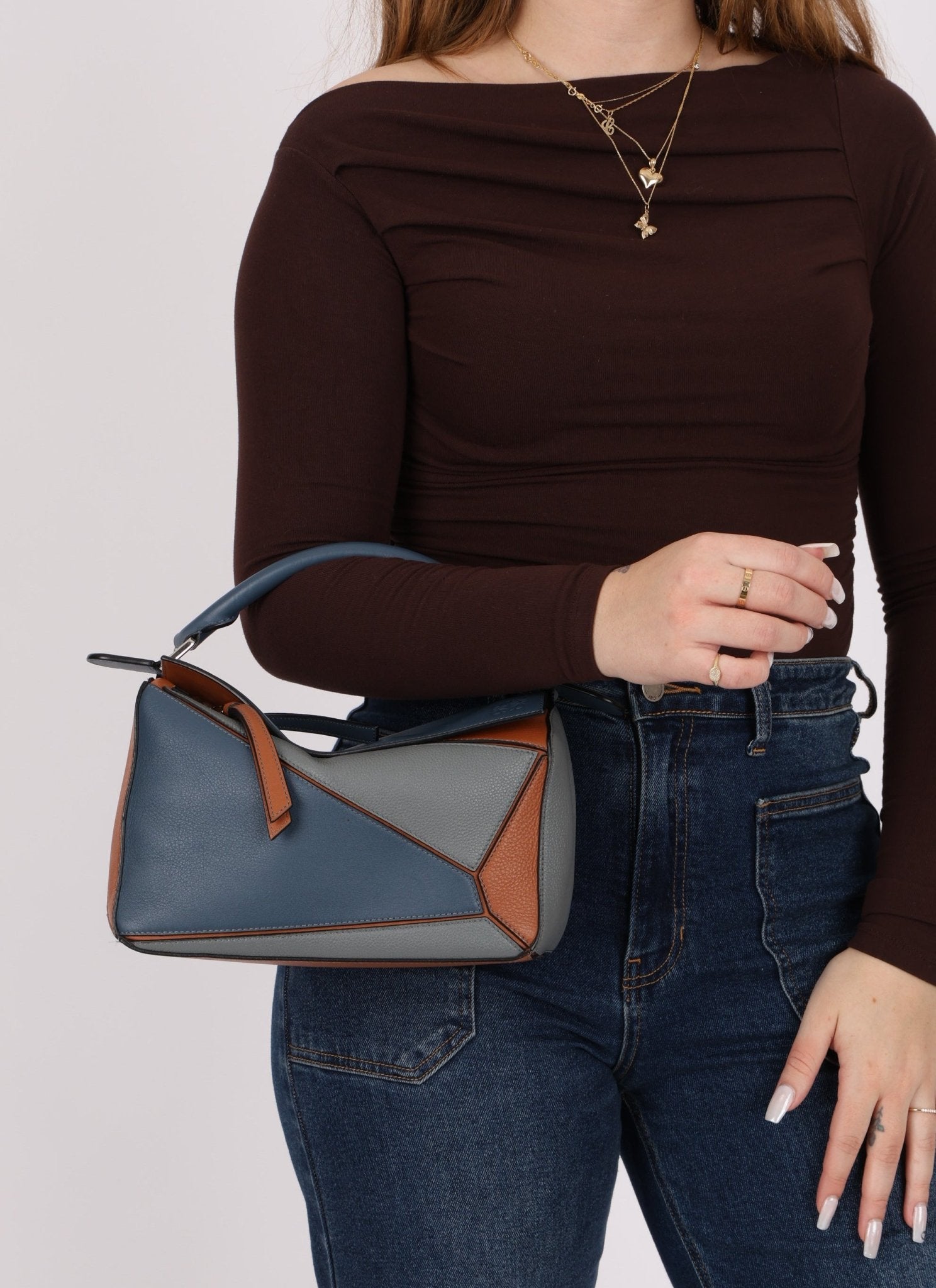 Loewe Tricolor Small Puzzle - FashioNica