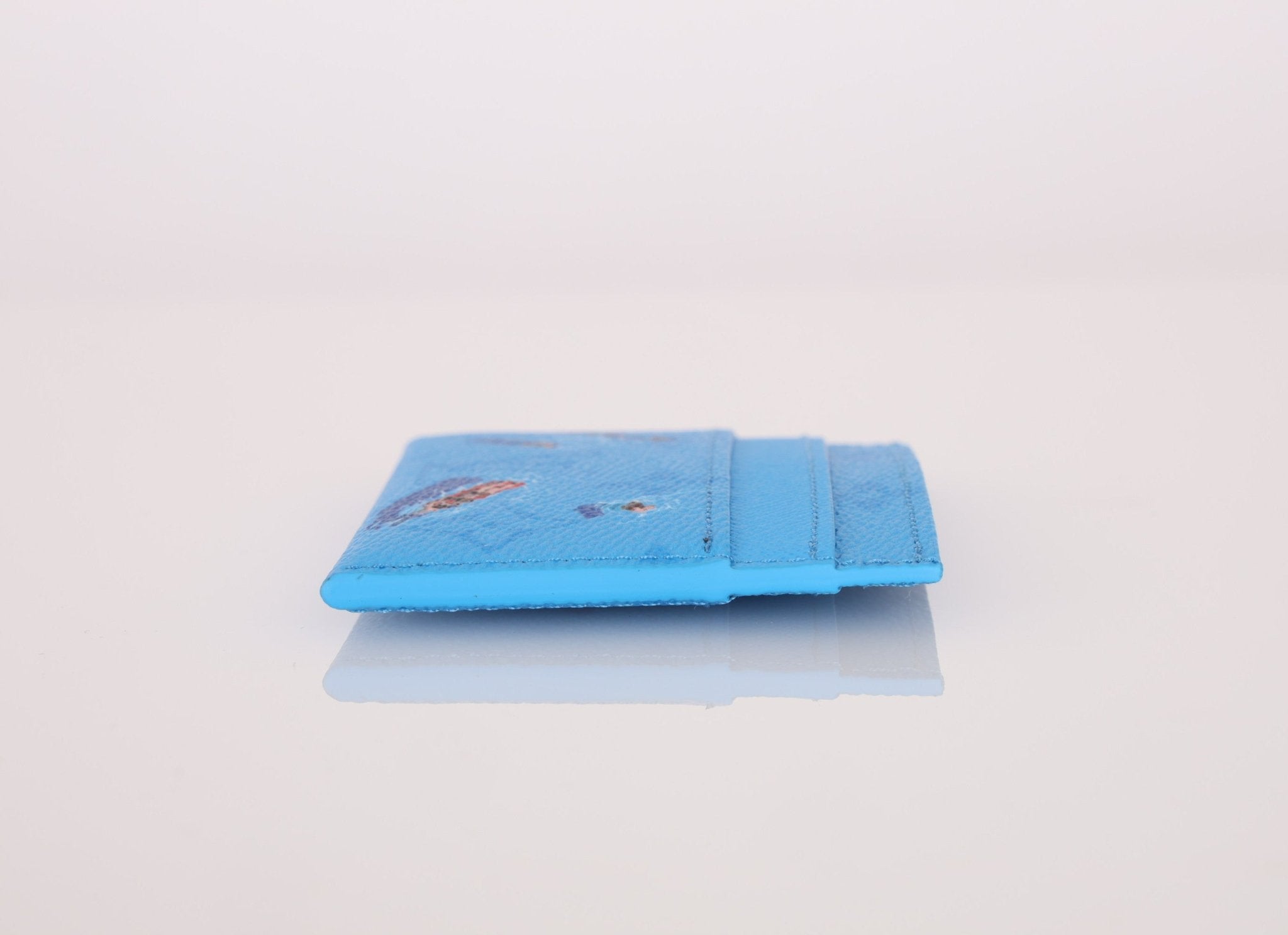 Louis Vuitton Monogram Blue Lagoon Card Holder - FashioNica