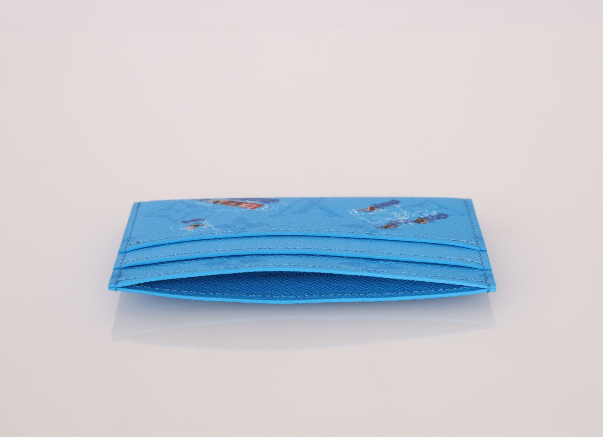 Louis Vuitton Monogram Blue Lagoon Card Holder - FashioNica