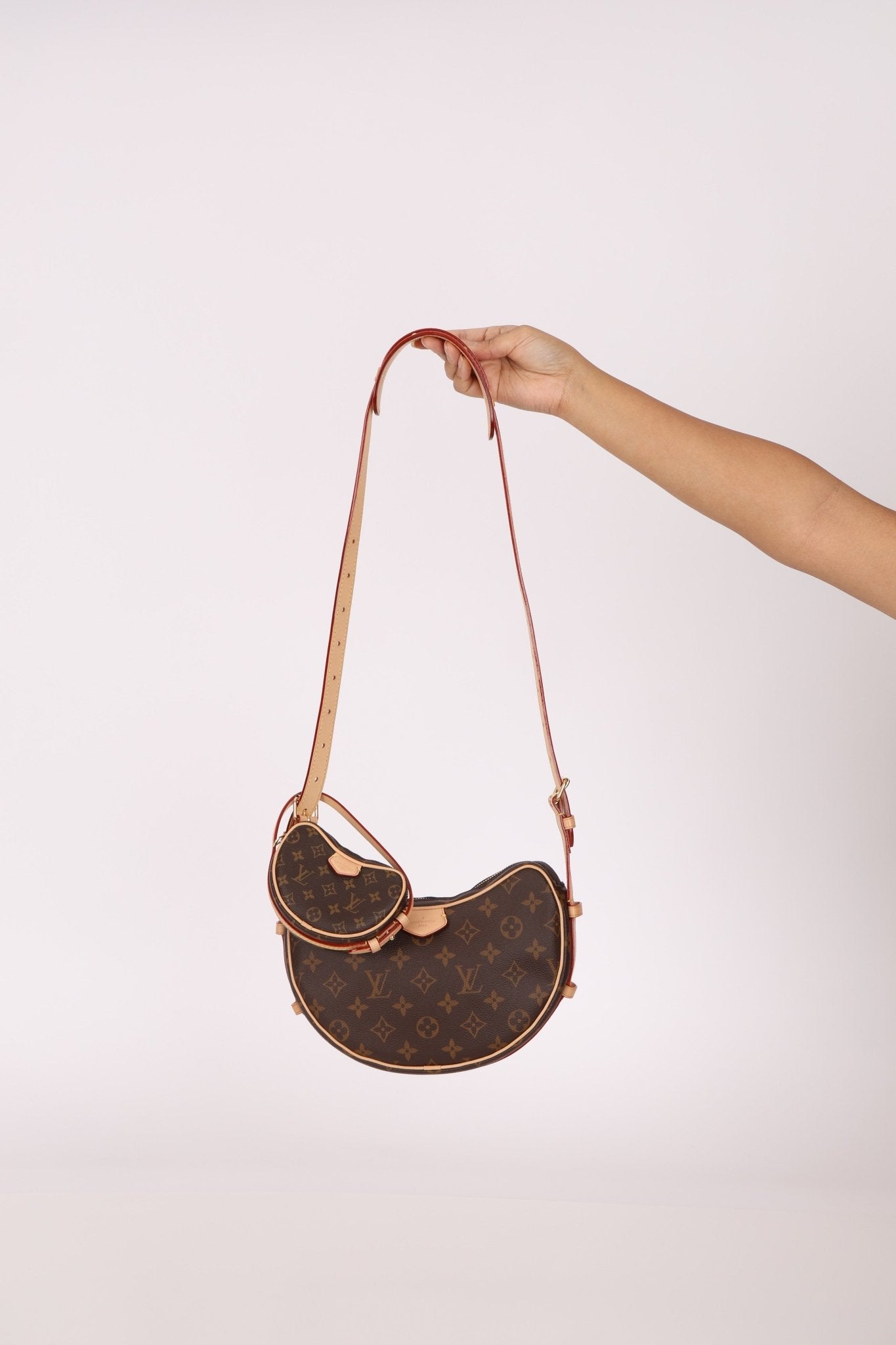 Louis Vuitton Monogram Croissant PM w/ Micro Croissant - FashioNica
