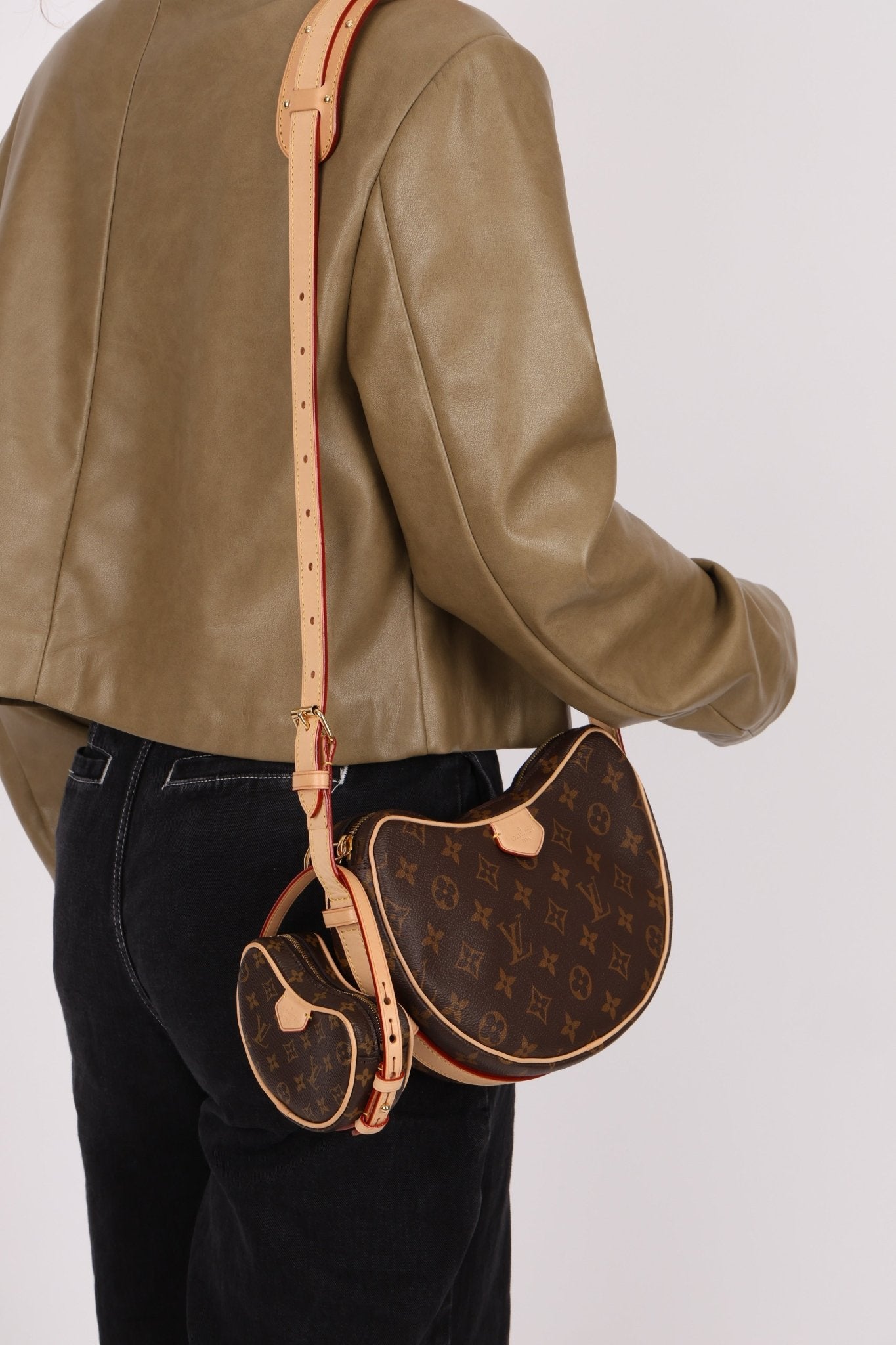 Louis Vuitton Monogram Croissant PM w/ Micro Croissant - FashioNica