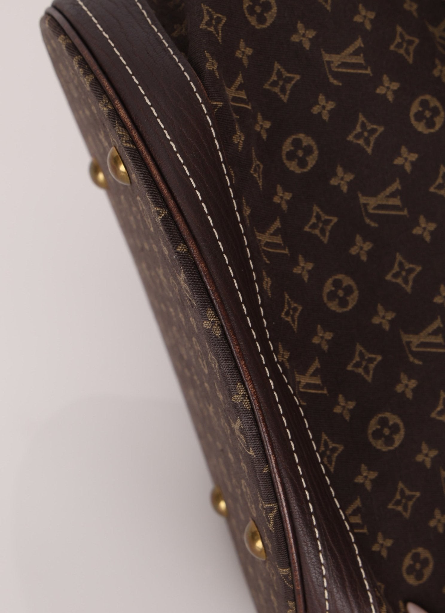 Louis Vuitton Monogram Mini Lin Bucket Bag with Pochette - FashioNica