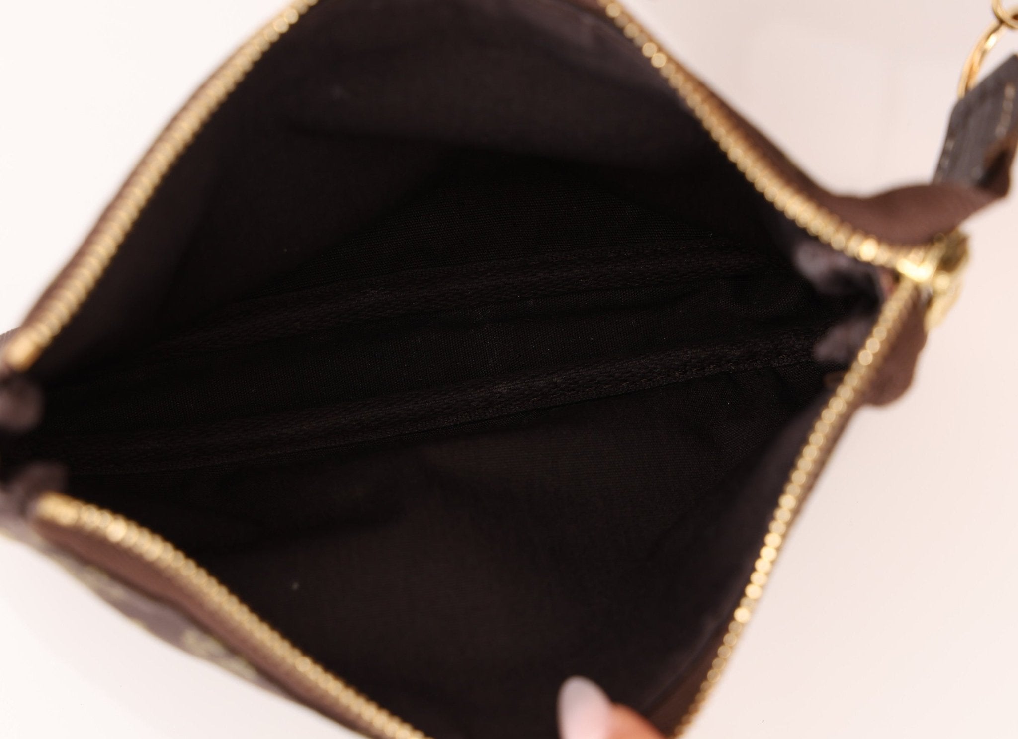 Louis Vuitton Monogram Mini Lin Bucket Bag with Pochette - FashioNica