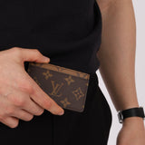 Louis Vuitton Monogram Reverse Porto Carte Saanpur Card Case - FashioNica