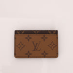Louis Vuitton Monogram Reverse Porto Carte Saanpur Card Case - FashioNica