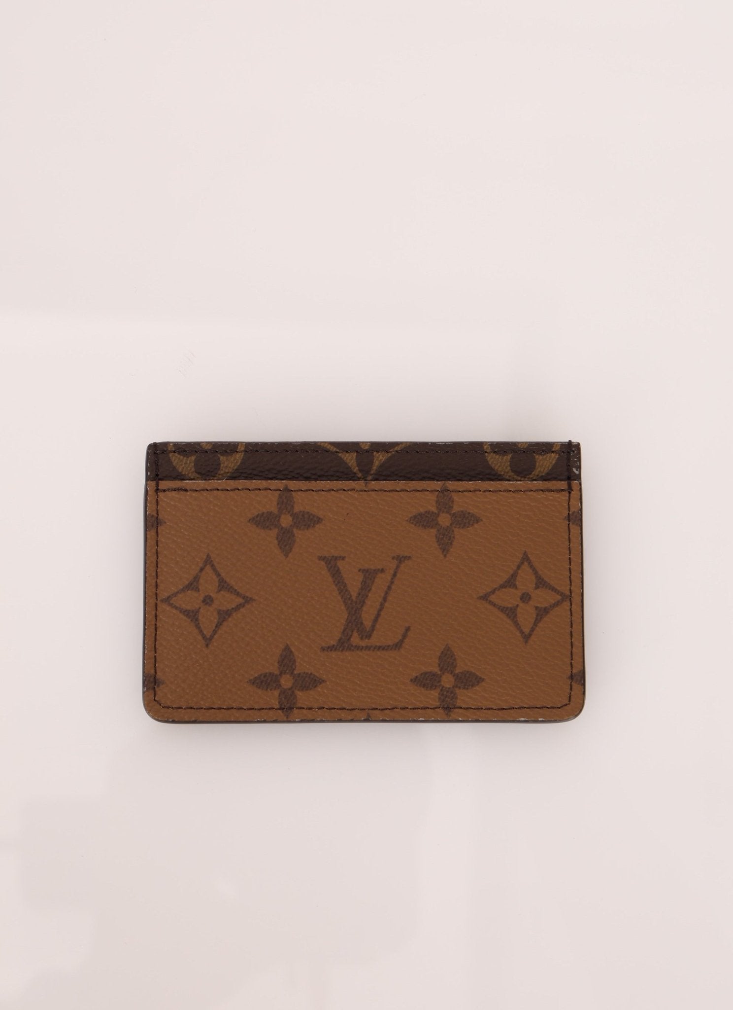 Louis Vuitton Monogram Reverse Porto Carte Saanpur Card Case - FashioNica