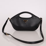 Prada City Calf Leather Top - Handle Bag - FashioNica