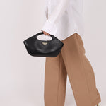 Prada City Calf Leather Top - Handle Bag - FashioNica