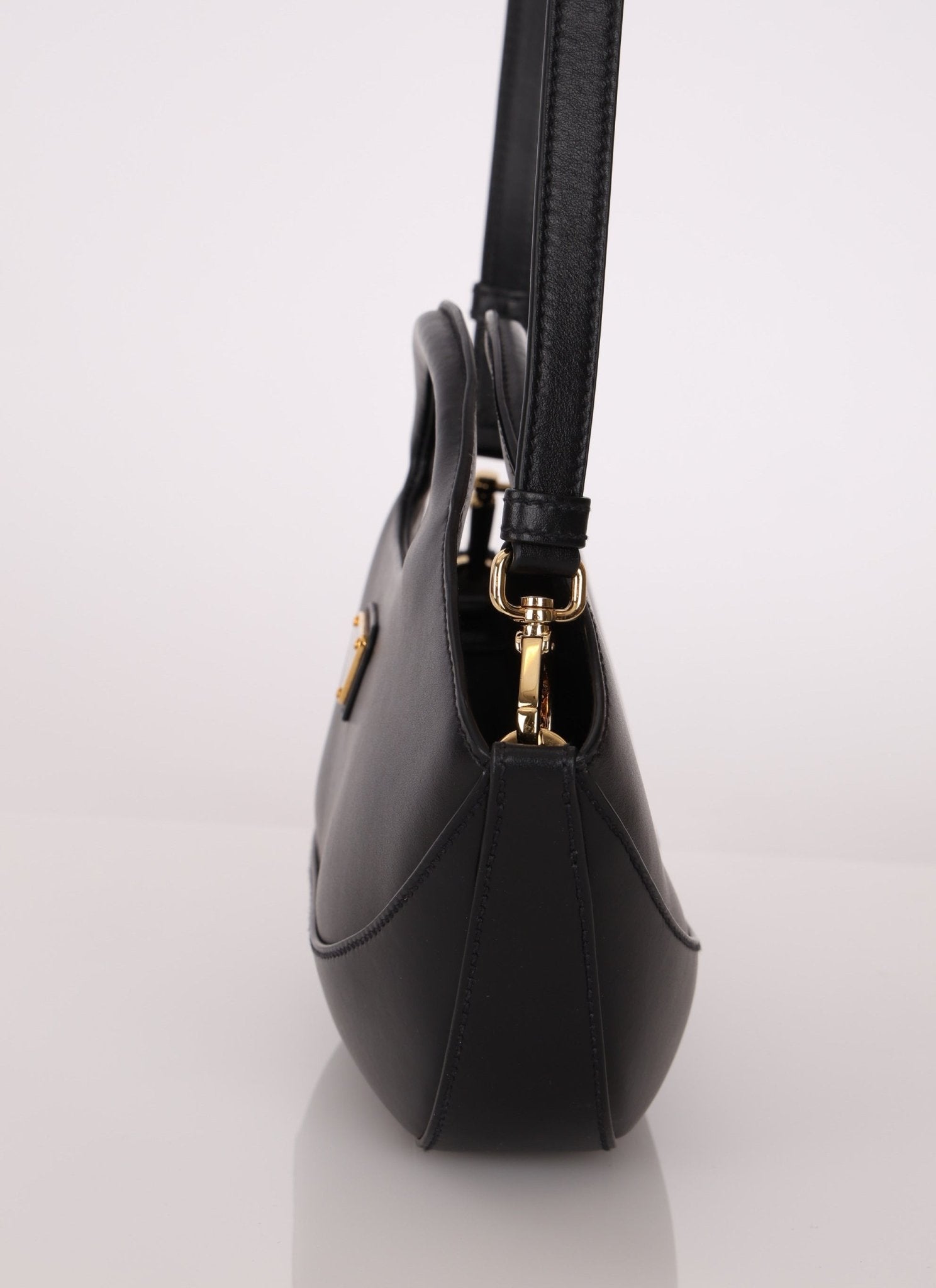 Prada City Calf Leather Top - Handle Bag - FashioNica