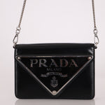 Prada Maxi Triangle Chain Flap Bag - FashioNica