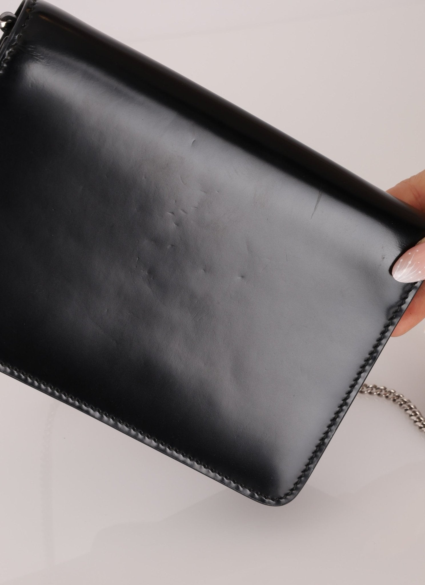 Prada Maxi Triangle Chain Flap Bag - FashioNica