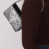 Prada Maxi Triangle Chain Flap Bag - FashioNica