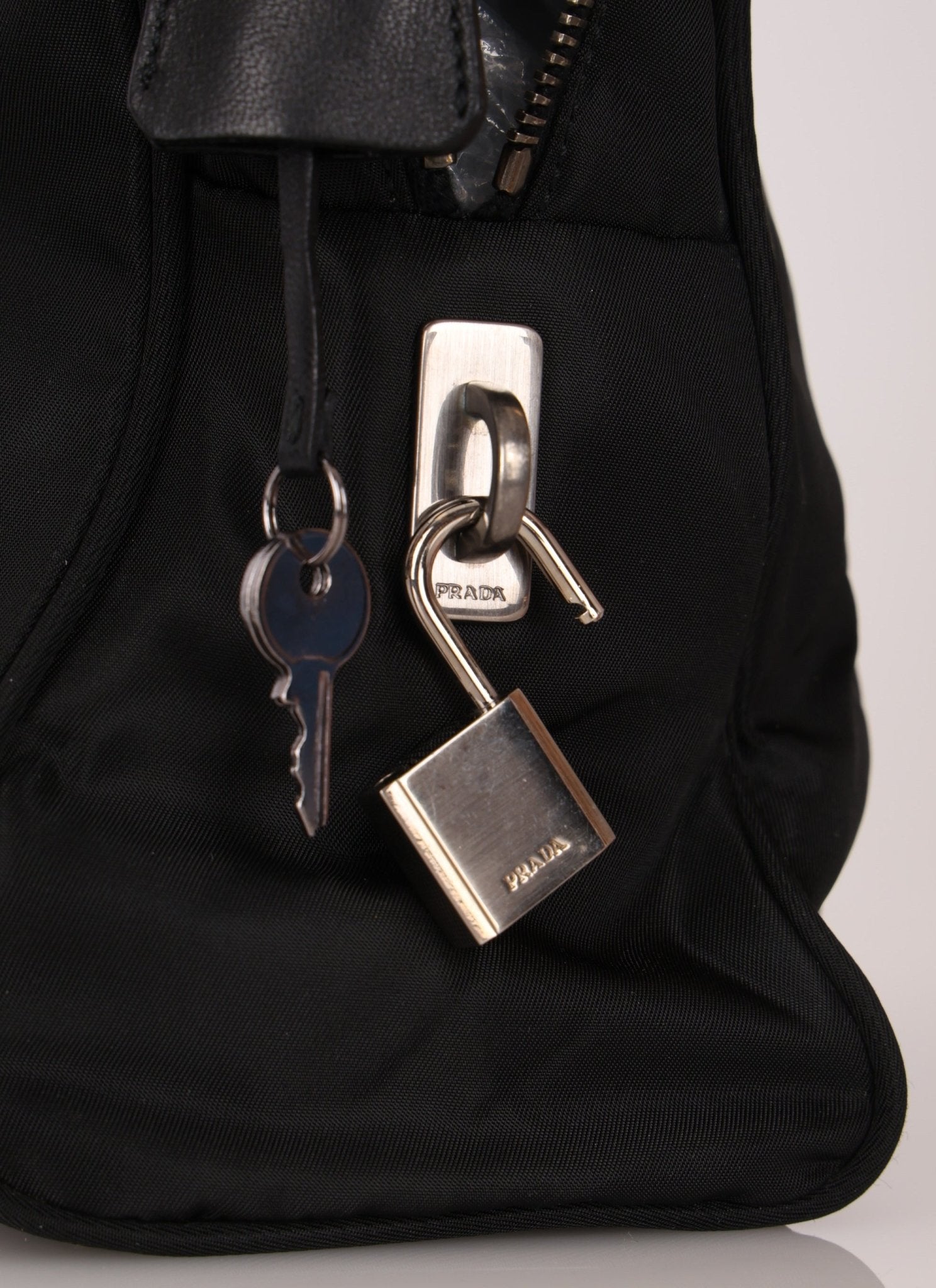 Prada Nylon Bowler Tote - FashioNica