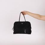 Prada Nylon Bowler Tote - FashioNica