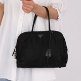 Prada Nylon Bowler Tote - FashioNica