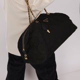 Prada Nylon Chain Weekender Bag - FashioNica