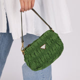 Prada Nylon Tessuto Gaufre Pochette - FashioNica