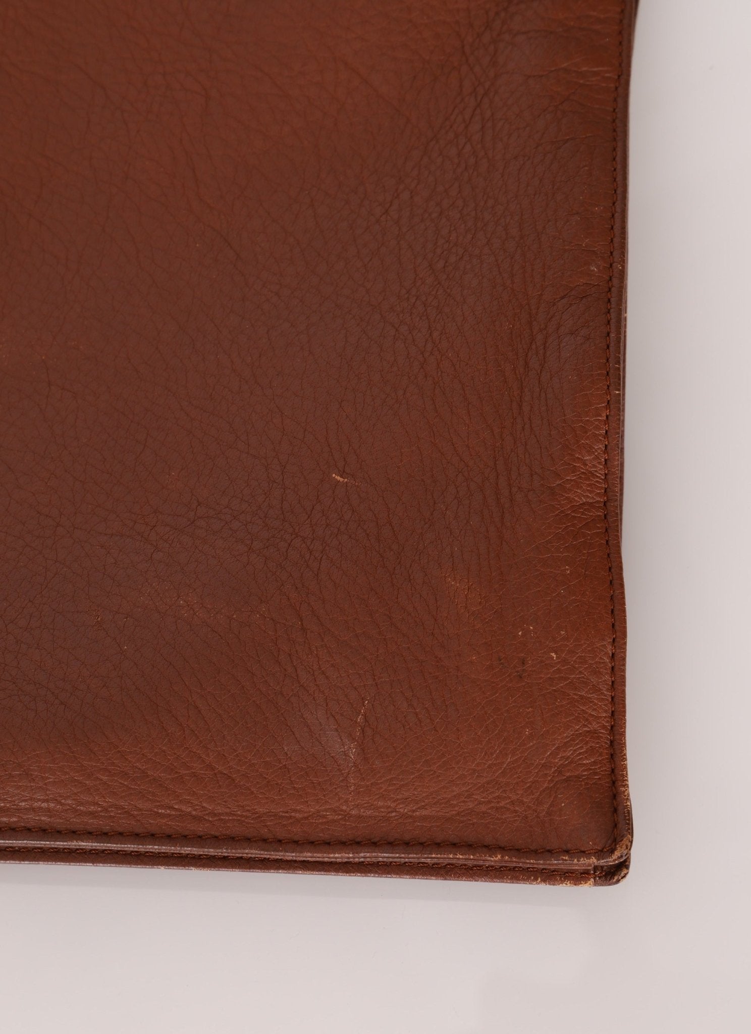 Rare Chanel 2003 Whipstitch Wood Top Handle Tote - FashioNica