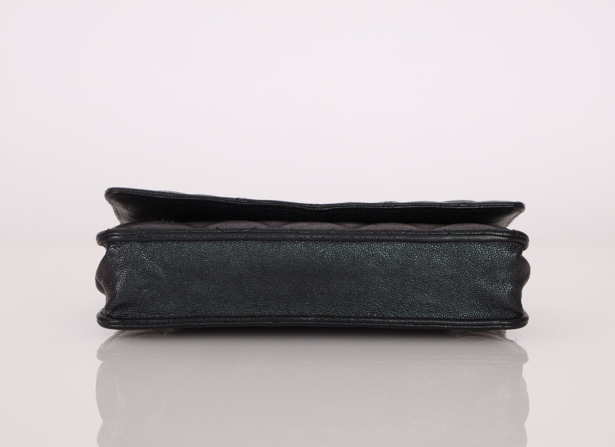 Rare Chanel 2019 Iridescent Caviar Wallet on Chain - FashioNica