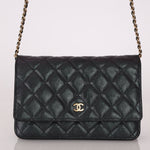 Rare Chanel 2019 Iridescent Caviar Wallet on Chain - FashioNica