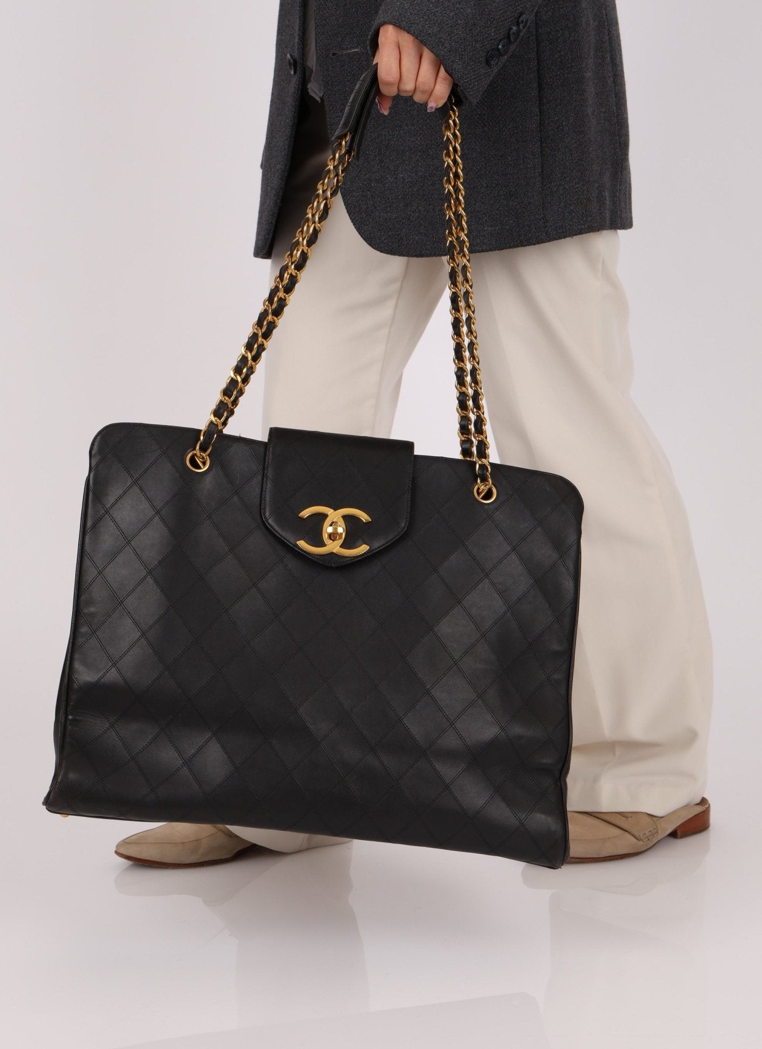 Rare Chanel Lambskin Supermodel Tote - FashioNica