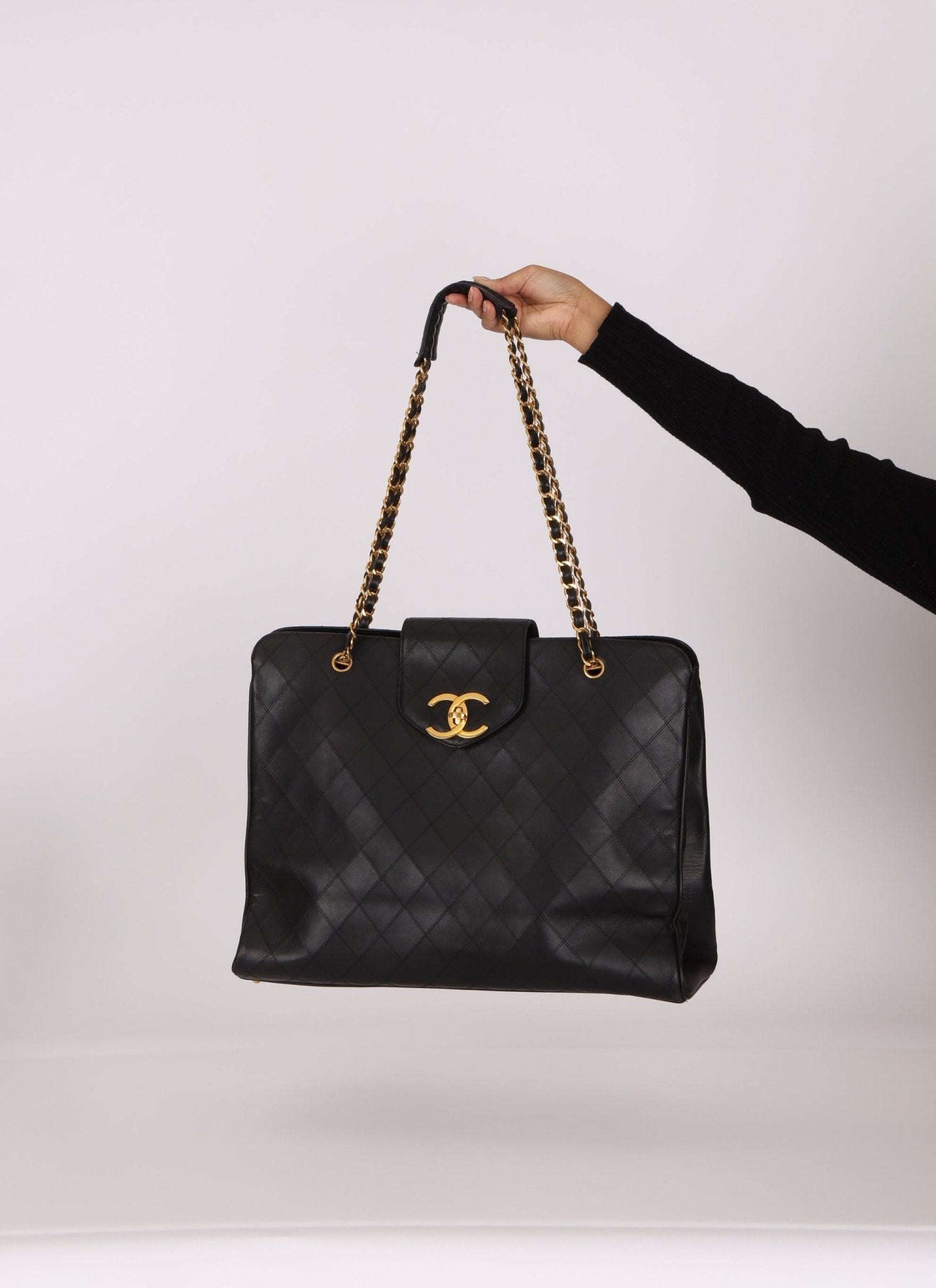 Rare Chanel Lambskin Supermodel Tote - FashioNica