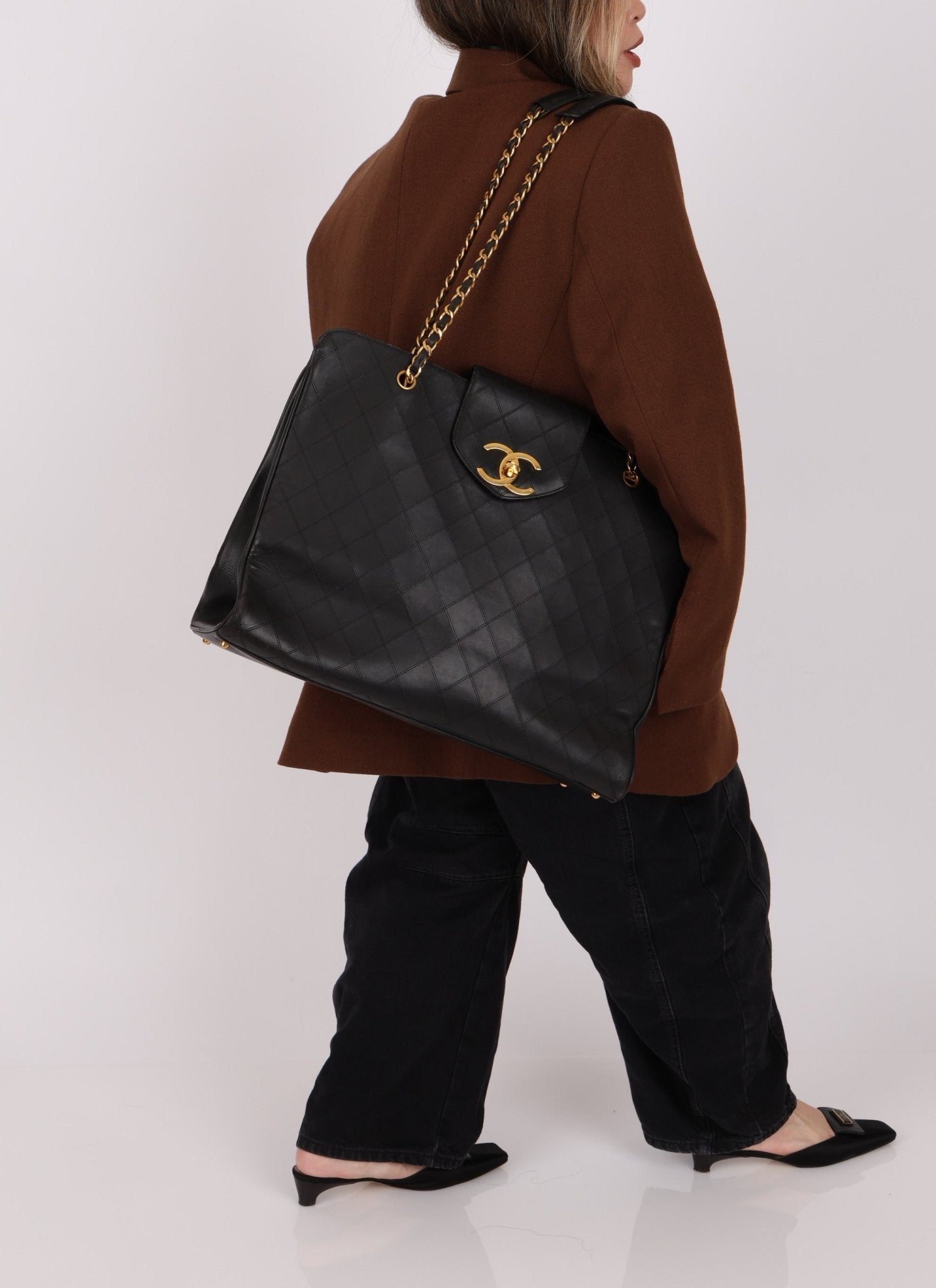 Rare Chanel Lambskin Supermodel Tote - FashioNica