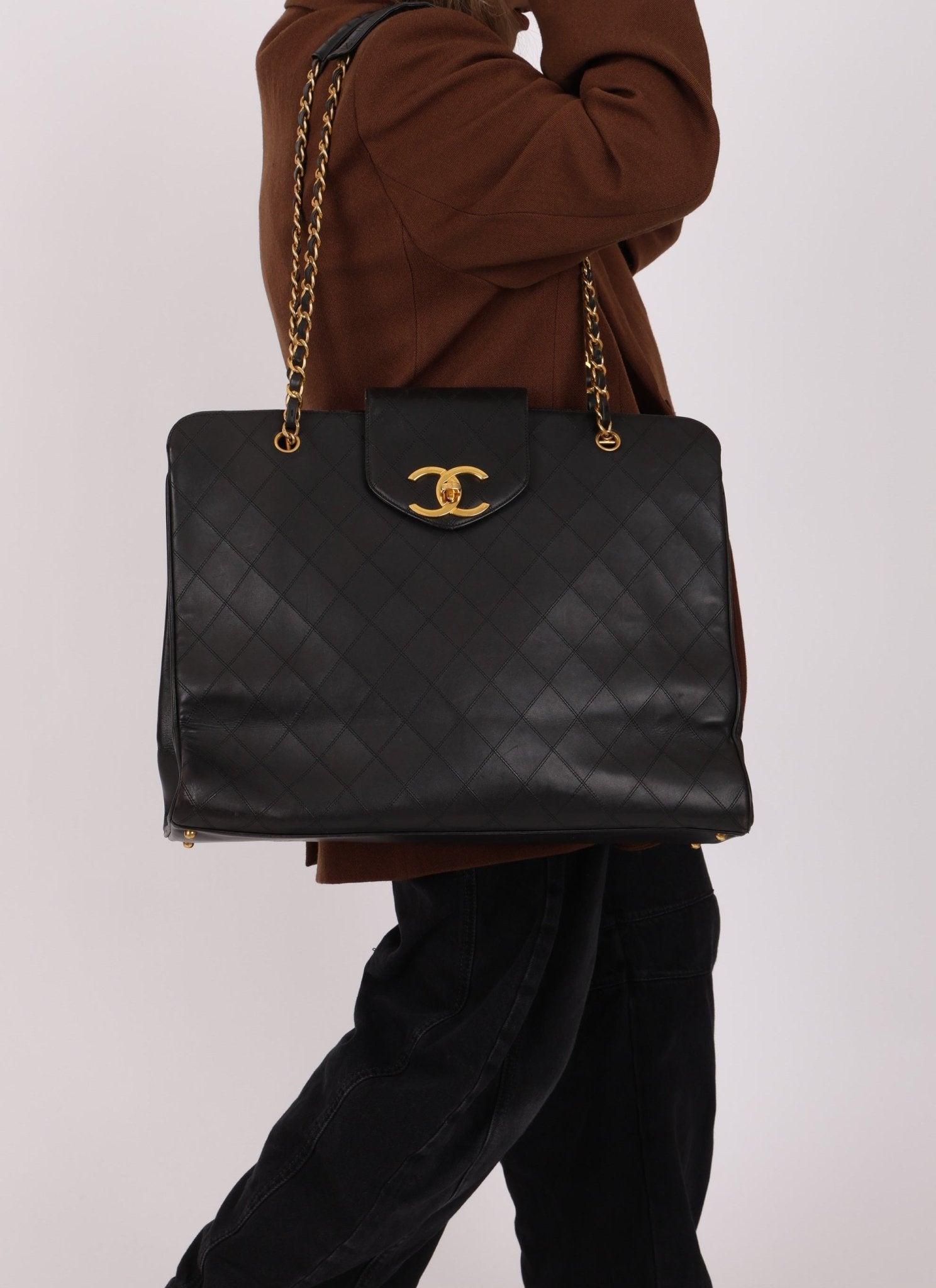 Rare Chanel Lambskin Supermodel Tote - FashioNica