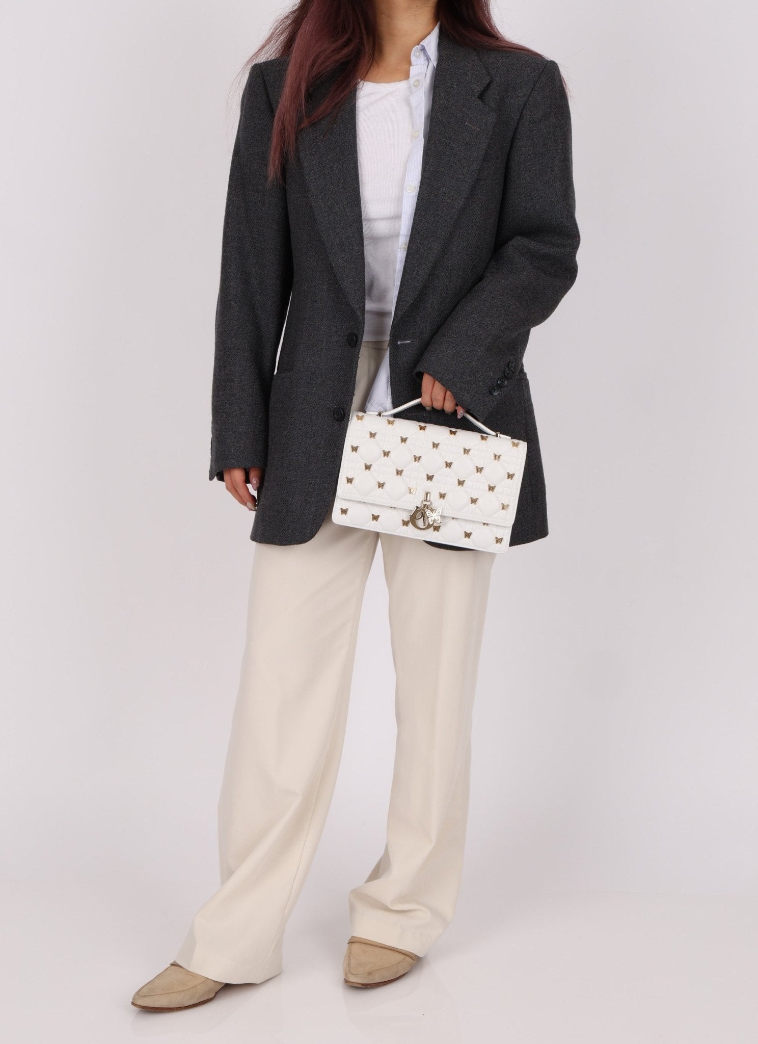 Rare Dior 2023 Cannage Miss Dior Top Handle Butterfly Bag - FashioNica