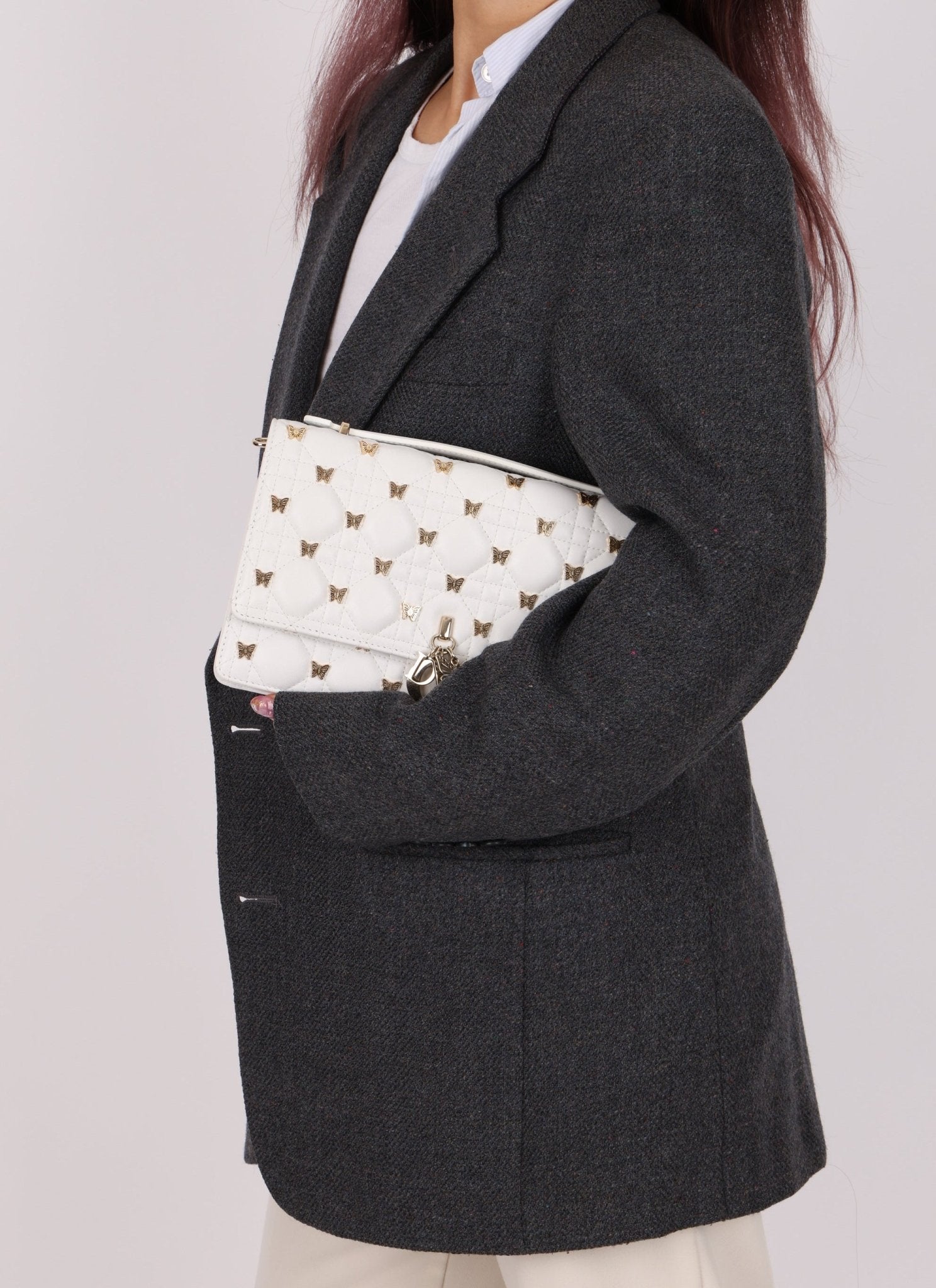 Rare Dior 2023 Cannage Miss Dior Top Handle Butterfly Bag - FashioNica