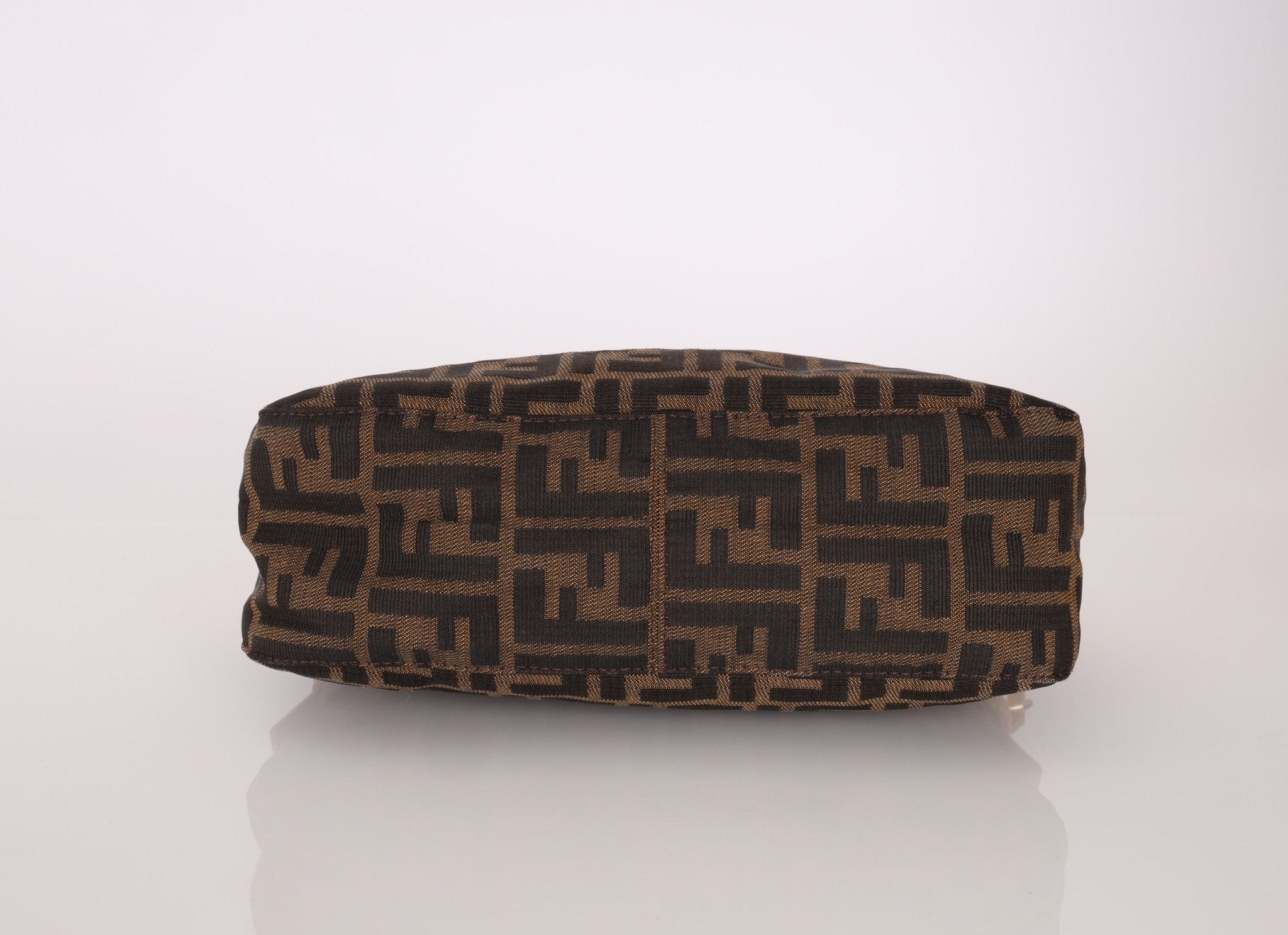 Rare Fendi Zucca Crystal Orchid Baguette - FashioNica