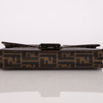 Rare Fendi Zucca Leather - Trimmed Baguette - FashioNica