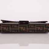 Rare Fendi Zucca Leather - Trimmed Baguette - FashioNica