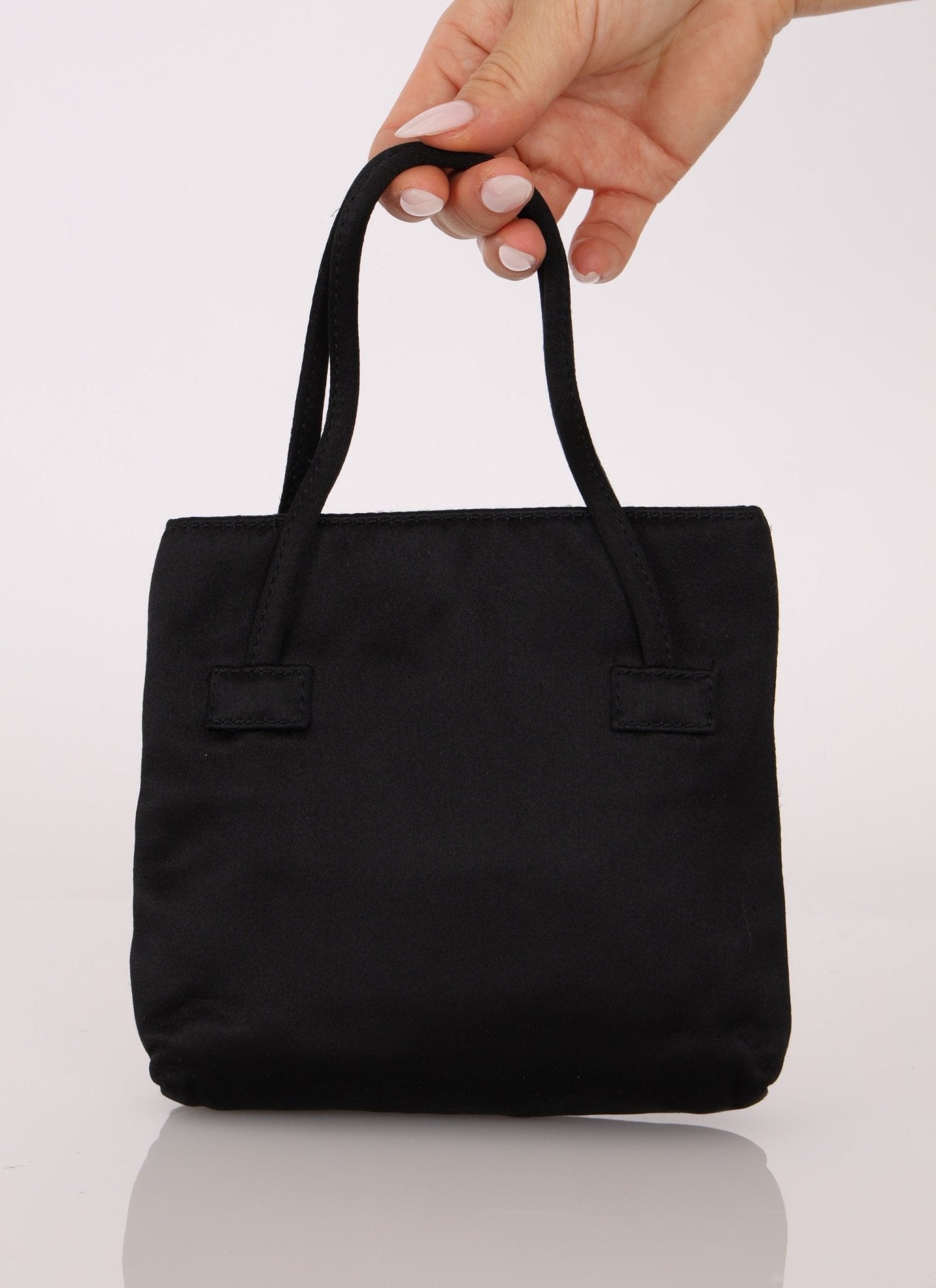 Rare Gucci Satin Mother of Pearl Mini Tote - FashioNica